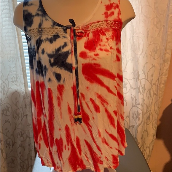 World unity tie dyed tank top - Picture 3 of 5